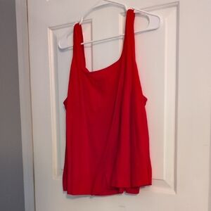 Ava & Viv Red Scoop Neck Tank Top